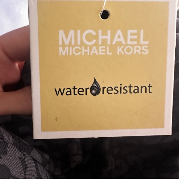 💕Michael Kors leopard Jacket Water Resistant NWT - Picture 3 of 12